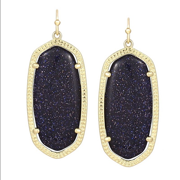 ✨✨ FOUND✨✨ Kendra Scott Blue Goldstone earrings! - Picture 2 of 2