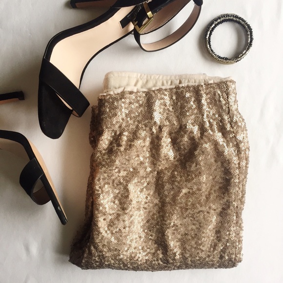 May & July Pants - Boutique Gold Sparkle Leggings