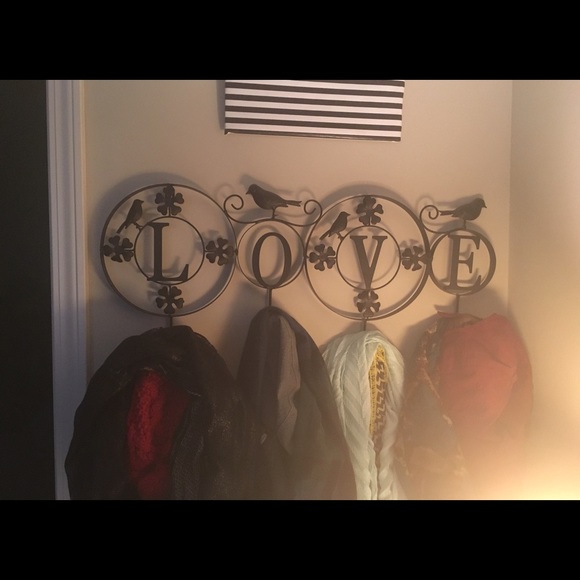 ‼️sold on MERCARI‼️LOVE coat hanger