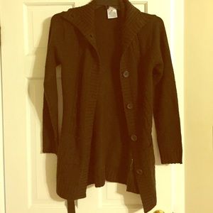 Fleece button down sweater!