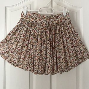 Forever 21 floral skater skirt