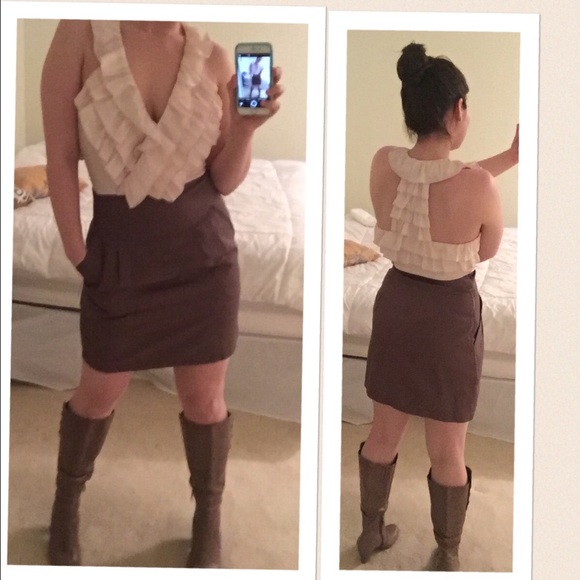Francescas Collection Dress with Ruffled Top