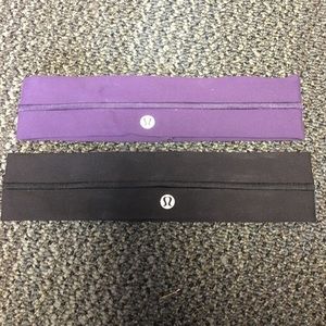 2 Lululemon Athletica Fly Away Tamer Headbands