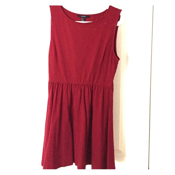 Maroon skater dress