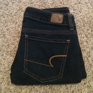dark wash American Eagle Jeans