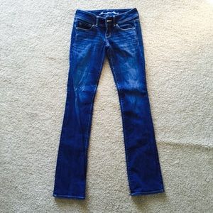 American Eagle Jeans, Slim Boot Cut, Size 0 Long