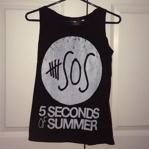 5SOS logo muscle tee