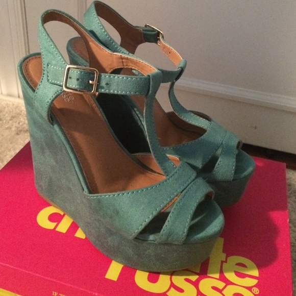Teal Wedges