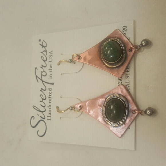 SilverForest stone earrings