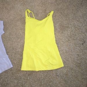 Yellow free to be tank