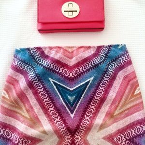 Super Cute Printed Pencil Mini Skirt by Zara