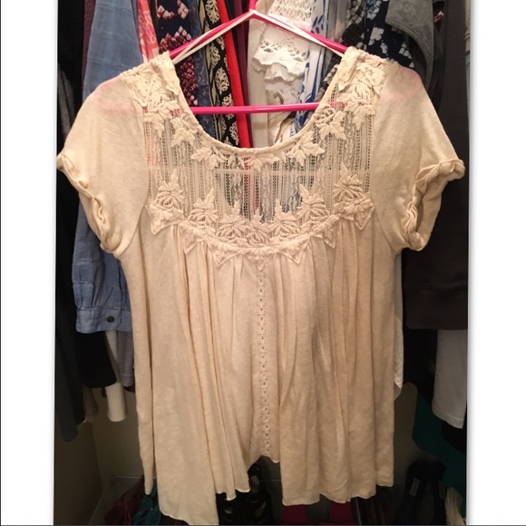Free People creme top