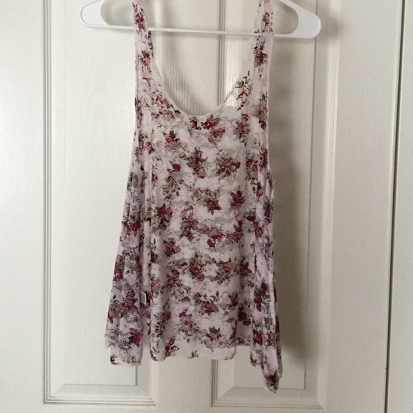 Rose patterned shirt