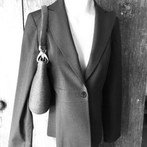 Louben Blazer / Chocolate Brown / Fine weave wool