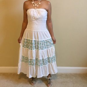 White sun dress