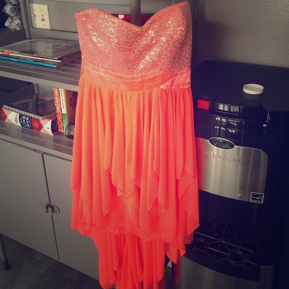 Coral dress