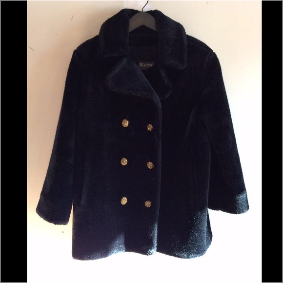 Monterey Fashions Jackets & Blazers - Cozy Black Pea Coat