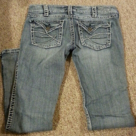 Silver jeans