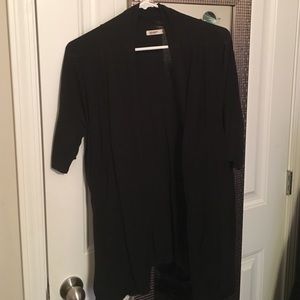 short sleeve open front cardigan