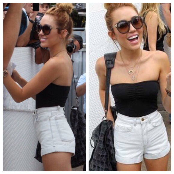 American Apparel Pants - American Apparel High Waisted Jean Shorts