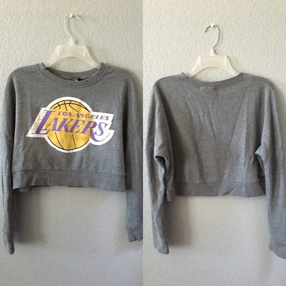 NBA LA Lakers - Long Sleeve Crop Top Sweater