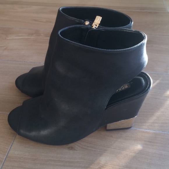 BCBGeneration Peep Toe Booties