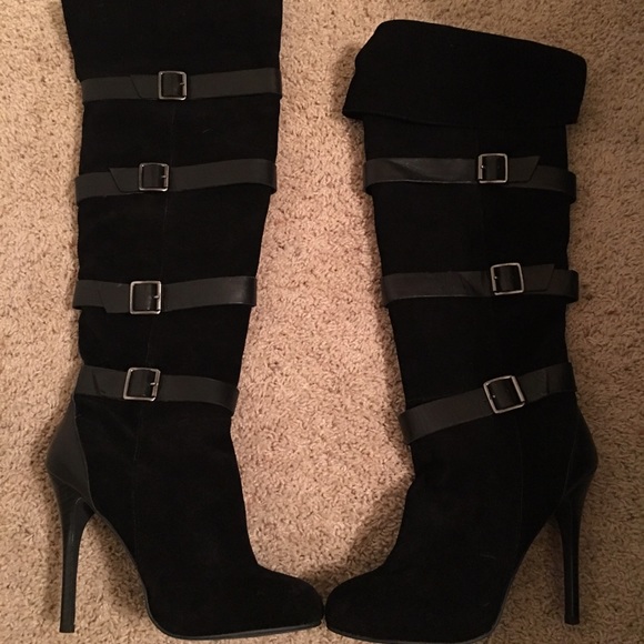 BCBGeneration black OTK boots