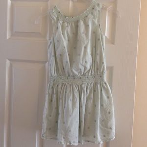 Beautiful light green Gap dress, size S (6-7).