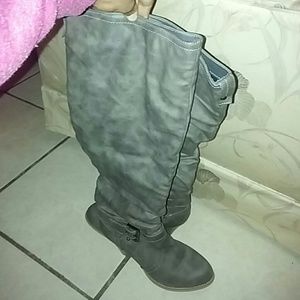 Knee High Leather Boots