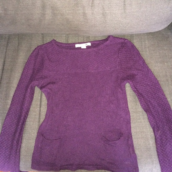Purple knit Forever 21 sweater