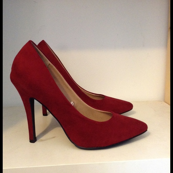 👠red shoes sz.8