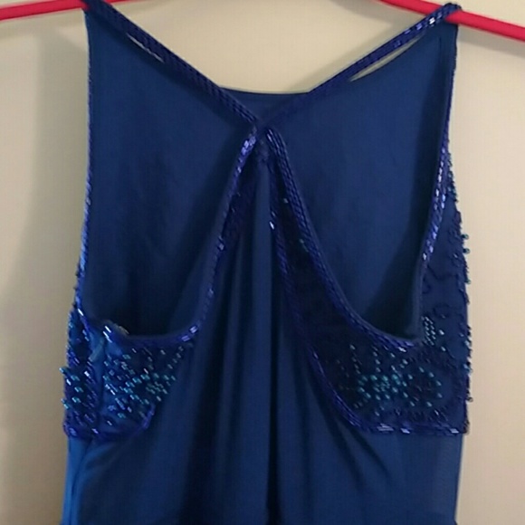 Dress, long, sexy, sz 2 - Picture 3 of 4