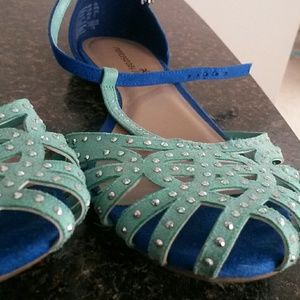 Glitter Sandal Flats