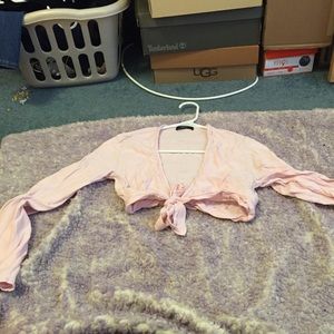 Really short either long sleeve shirt