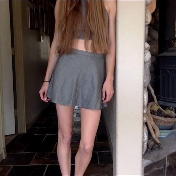 Silence + Noise Herringbone Circle Skirt - Picture 1 of 4