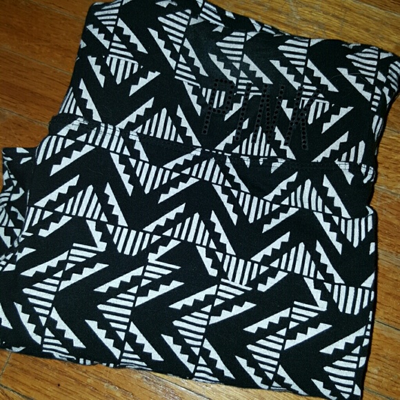 Printed love pink leggings