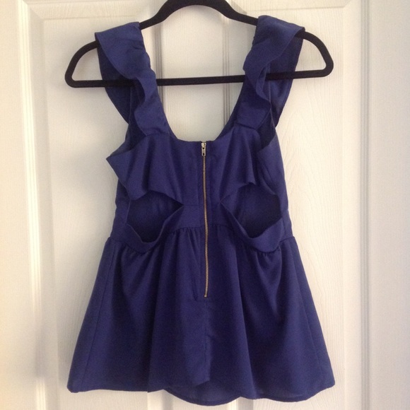 Royal Blue Top - Picture 2 of 3