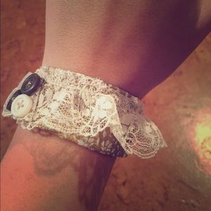 Handmade lace bracelet