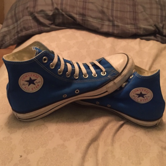 Blue High top Converse - Picture 2 of 3