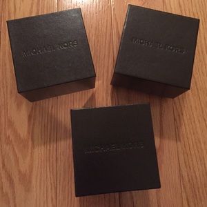 Three Michael Kors Watch Boxes