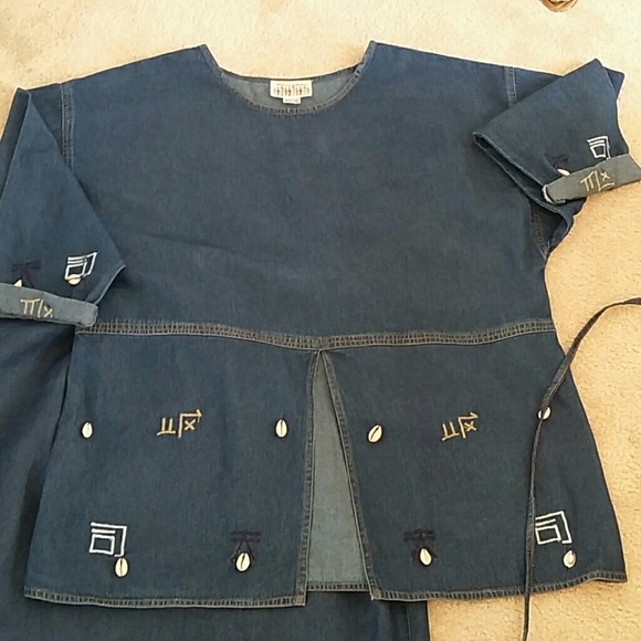 Heritage denim skirt set - Picture 2 of 4