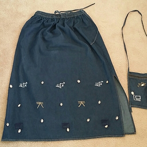 Heritage denim skirt set - Picture 3 of 4