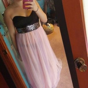 Gorgeous long pink and purple Dress