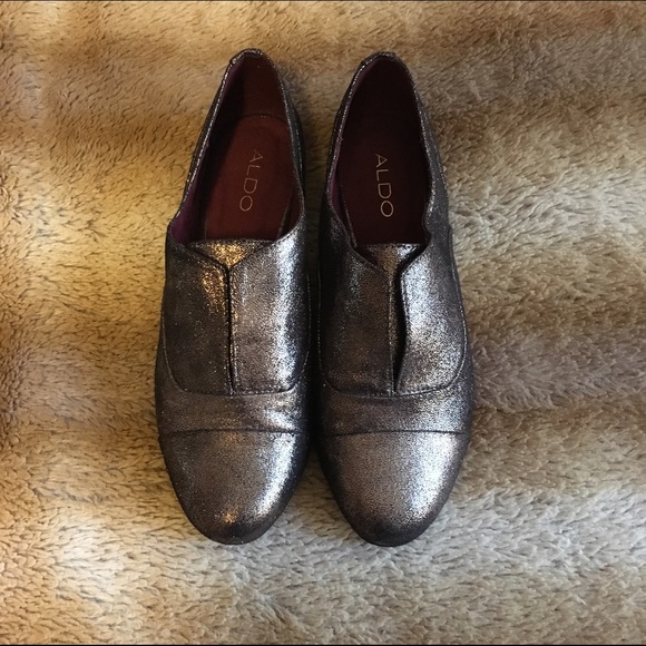 Metallic pewter flats