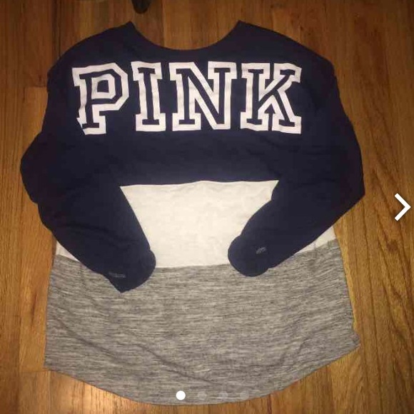 PINK Varsity Crewneck