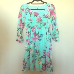 Pink Blush Maternity floral dress