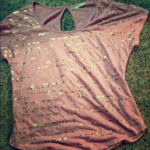 Maurice's purple sequence shirt