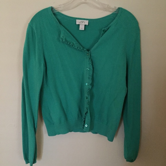 Teal Button Down Sweater