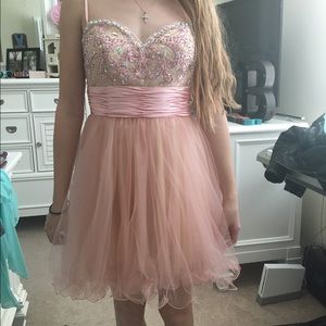 Dave and Johnny Short Homecoming Dress, Size 3/4