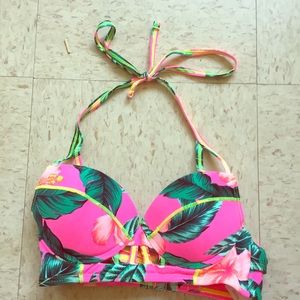 Tropical bikini top